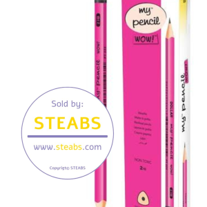 Wholesale My pencil "Wow" 2 HB - Dollar - 6 Boxes - Pink