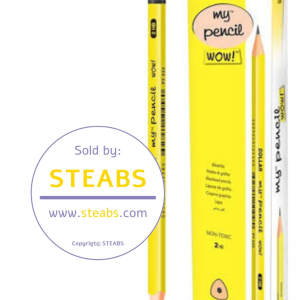 Wholesale My pencil "Wow" 2 HB - Dollar - 6 Boxes - Yellow