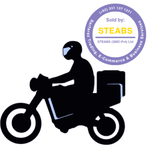 Black courier bike template