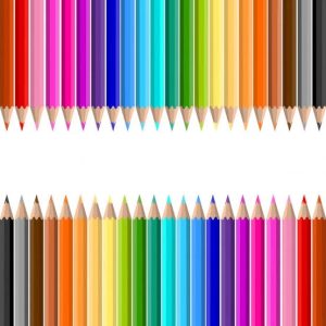 Coloured pencils
